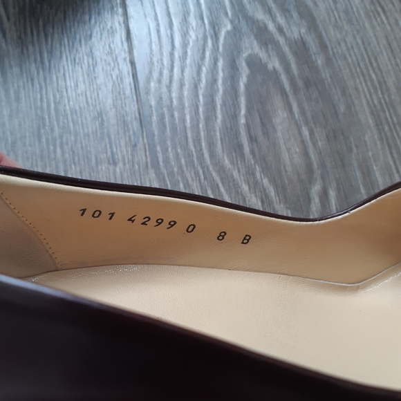 Gucci women's brown heel shoes. Square toe. size 8 Y2K - Picture 7 of 10